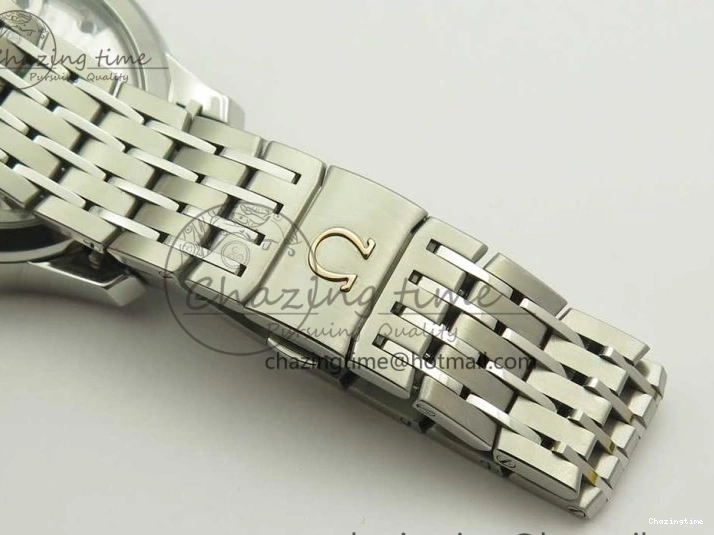 0403 De Ville Hour Vision 41mm SS VSF 1:1 Best Edition White Dial on SS Bracelet A8500 Super Clone Casual 7946